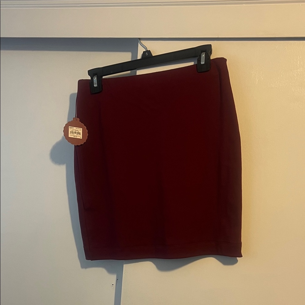 Elegant Burgundy Women's Skirt
